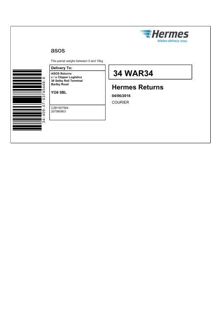 hermes track returns|hermes return label printable.